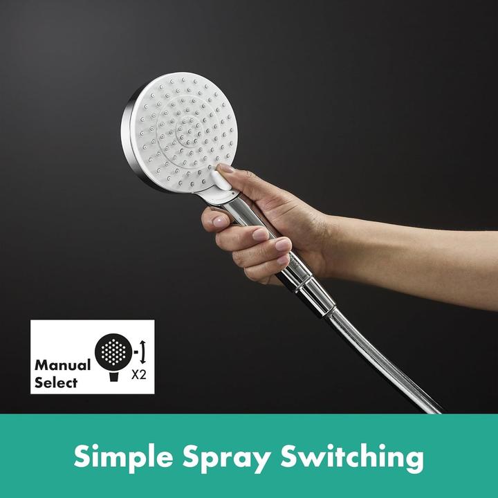 Produktbild hansgrohe Crometta E Duschsystem 240 1 Strahlart wassersparend 9 l/min Reno