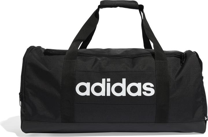 adidas LINEAR Duffel MEDIUM, unisex adult sports bag, black, 39.8 L - JD9555 (39.80 l)