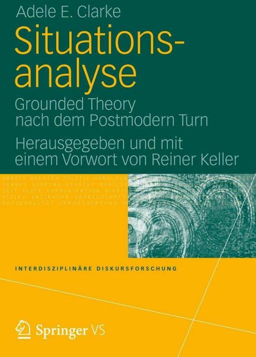 Produktbild Situationsanalyse (Deutsch, Adele Clarke, Juliane Sarnes, Reiner Keller, 2012)