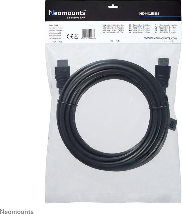 Produktbild Neomounts HDMI (Typ A) — HDMI (Typ A) (5 m, HDMI, 1.3)