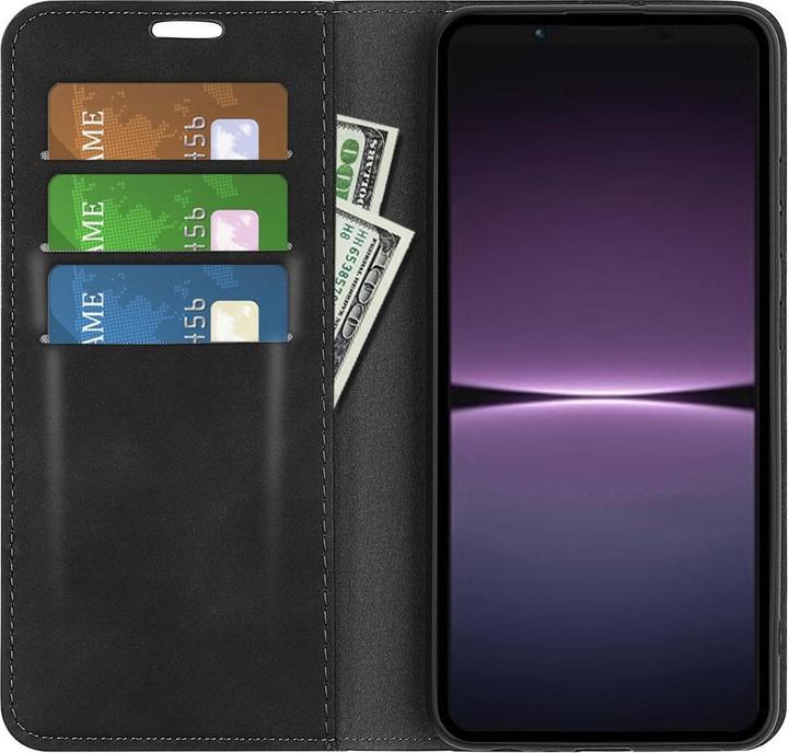 Produktbild Cover-Discount Sony Xperia 1 V - Stand Flip Case Hülle schwarz (Sony Xperia 1 V)