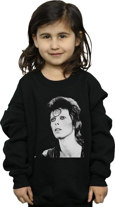 Produktbild David Bowie Ziggy Looking Sweatshirt Mädchen (116)