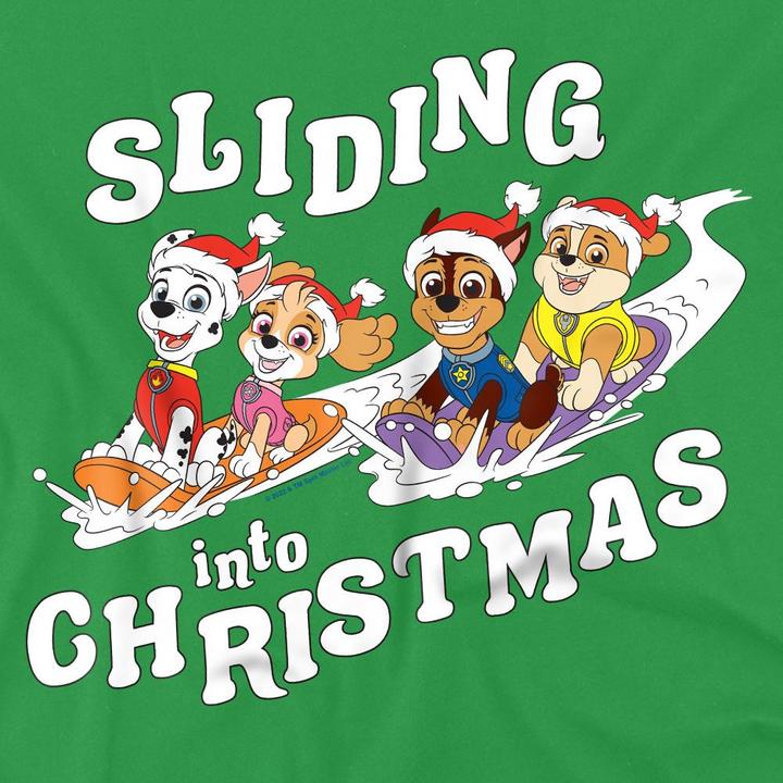 Image du produit Paw Patrol - T-shirt SLIDING INTO CHRISTMAS - Homme (XXL)