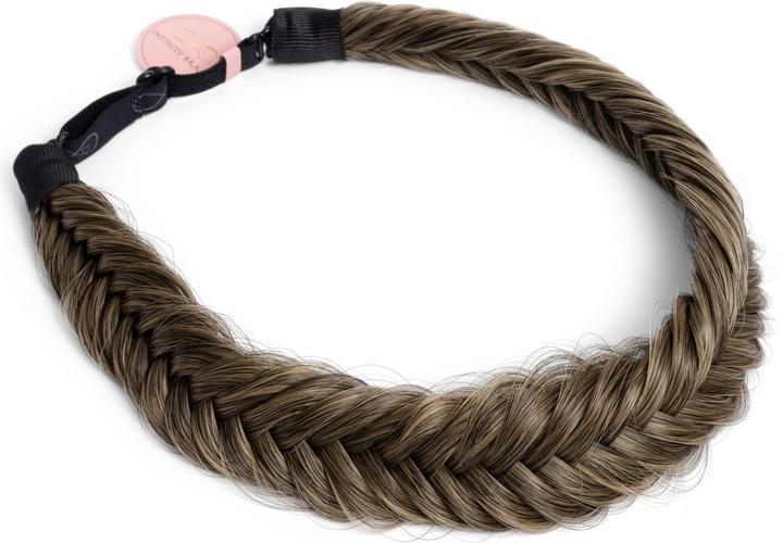Actual product image Infinity Braids Fishtail Braid Jolie Atomic Punch