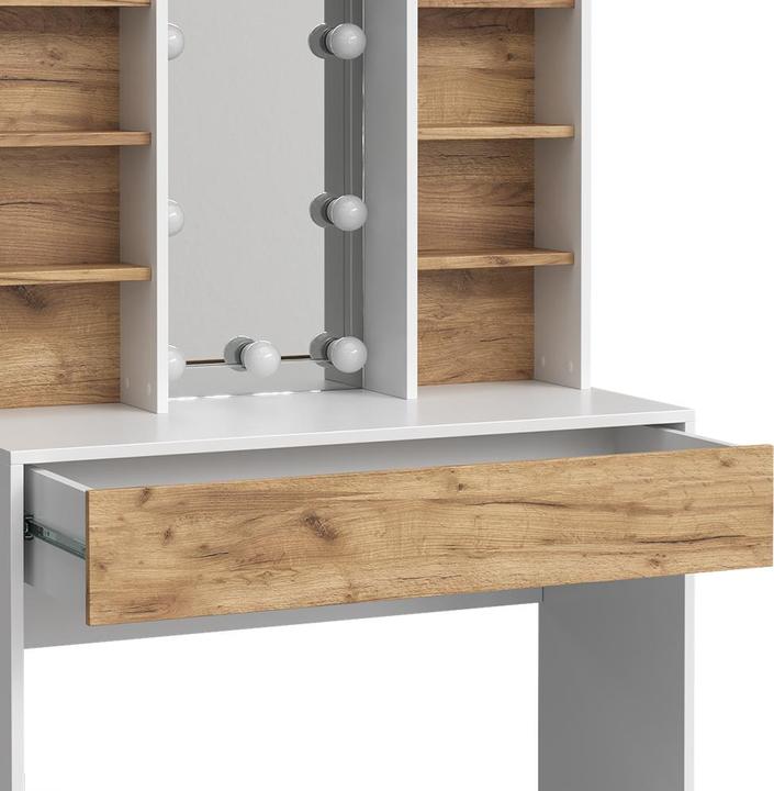 Actual product image Vicco Alexa with LED lighting (93 x 40 x 147 cm)