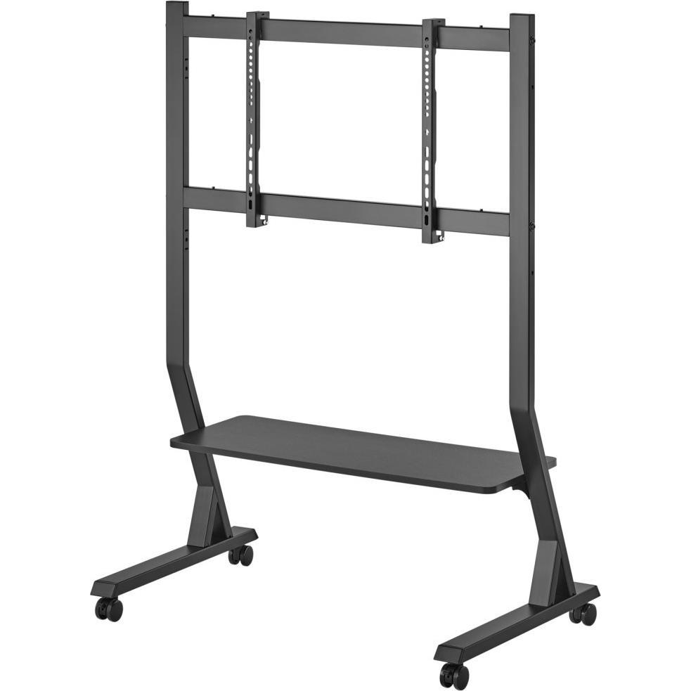 Thumbnail - Techly Floor Stand with Shelf for 45-90i (90", 60 kg), TV Ständer, Schwarz