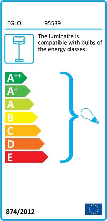 Label énergétique EGLO Fondachelli (E27)