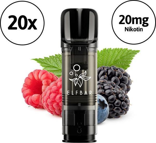 Berries mix, Strawberry, Bilberry