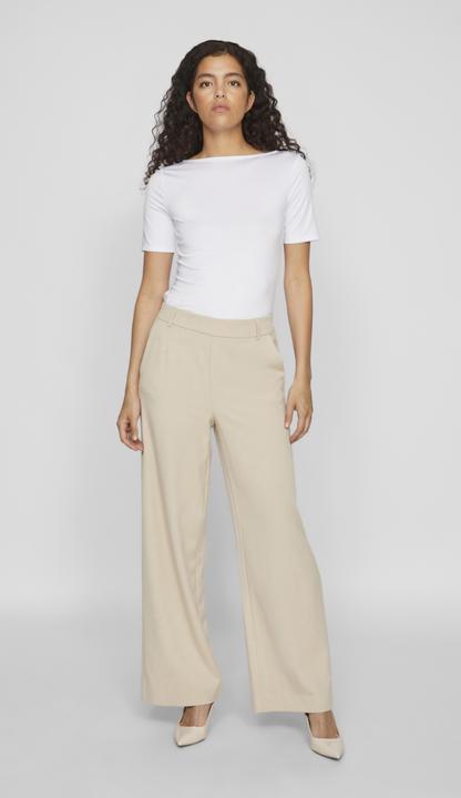 Actual product image Vila Boat-neck top with short sleeves (S)