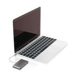 Thumbnail - Iogear HUB-C USB 3.2 Gen 2 (3.1 Gen 2) Type-C (USB-C, 4 Ports), Dockingstation + USB Hub, Silber