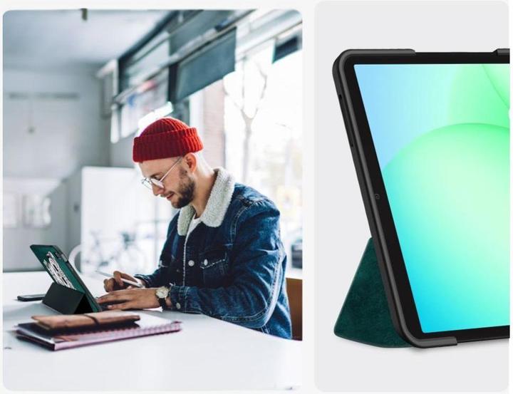 Produktbild 4Kom TECH-PROTECT SMARTCASE GALAXY TAB A9 / A11 8.7 X110 / X115 / X133 / X135 TRAURIGE CAT (Samsung Galaxy Tab A9)