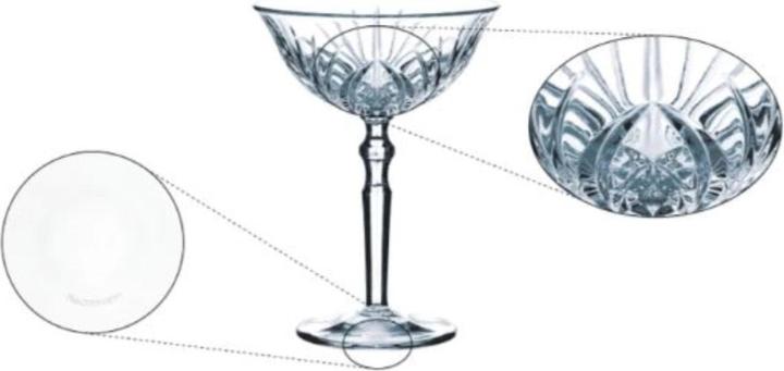 Produktbild Nachtmann 6er Set Cocktailschale Palais 200ml (2 dl, 6 x, Martini Gläser)