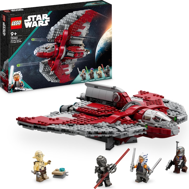 Actual product image LEGO Ahsoka Tanos T-6 Jedi Shuttle (75362, LEGO Star Wars)