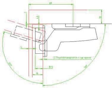 Produktbild Hettich Topfbänder Sensys 8645i, inliegendes Band