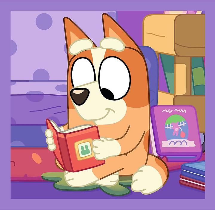 Actual product image Trefl 3 in 1 Puzzle – Bluey (50 pieces)