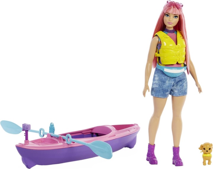 Productafbeelding Barbie BRB Camping Daisy Speelset met kajak