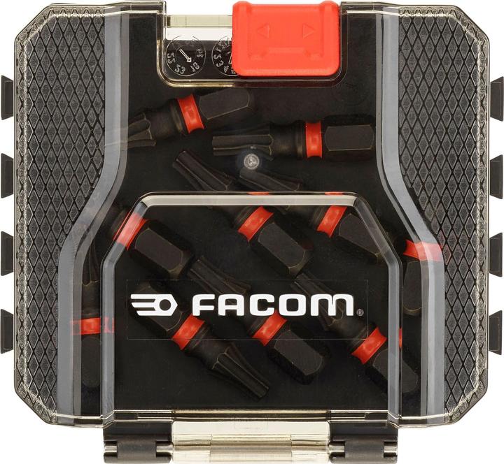 Produktbild Facom Sechskant, Phillips, Pozidriv, Torx Bitsatz schlagfest, 50teilig, Länge 25 mm, 63 mm