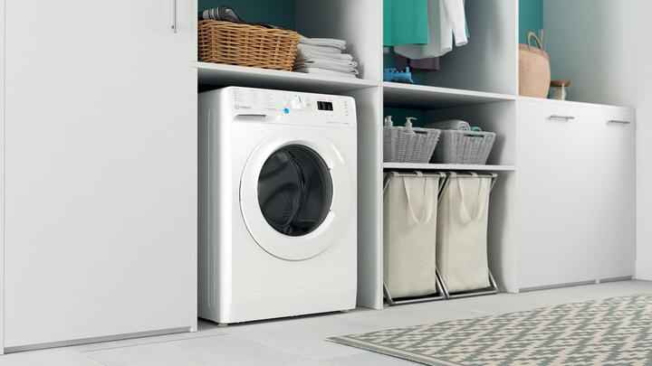 Image du produit Indesit BWSA 7125X WV FR Lave-linge à chargement frontal 7 kg 1200 tr/min B Blanc (7 kg, Gauche)