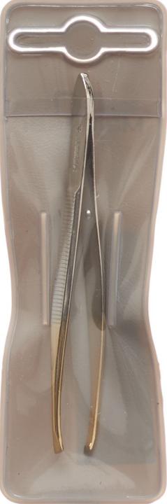 Actual product image Malteser Tweezers oblique ni/gold 8 cm No 9