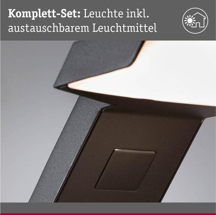 Produktbild Paulmann Outdoor 230V Pollerleuchte Zerena (1100 lm, IP44)