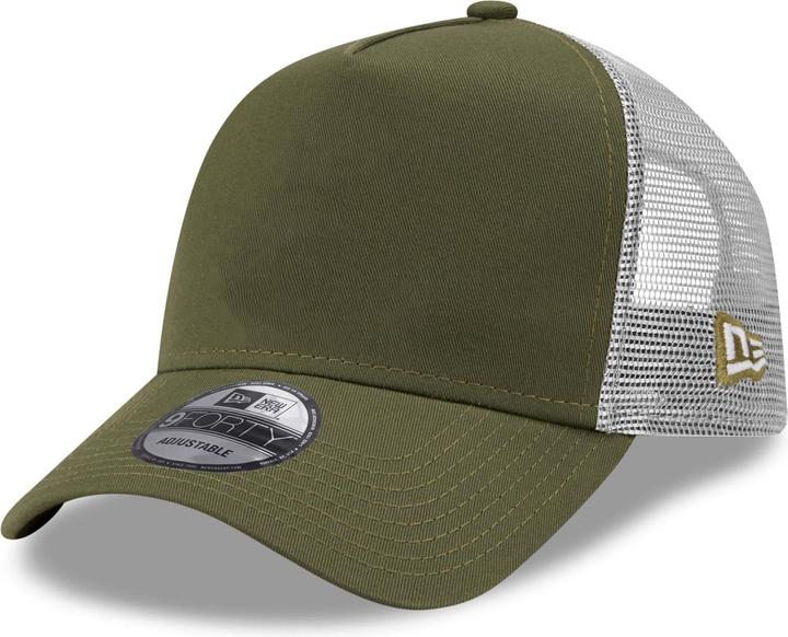 Produktbild New Era A-Frame Mesh Trucker Cap - ESSENTIAL oliv