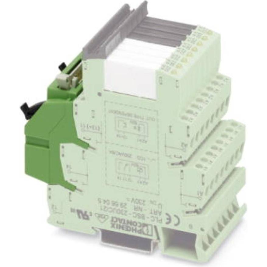 Phoenix Contact PLC-V8/FLK14", Cavo + Spina elettrica, Verde