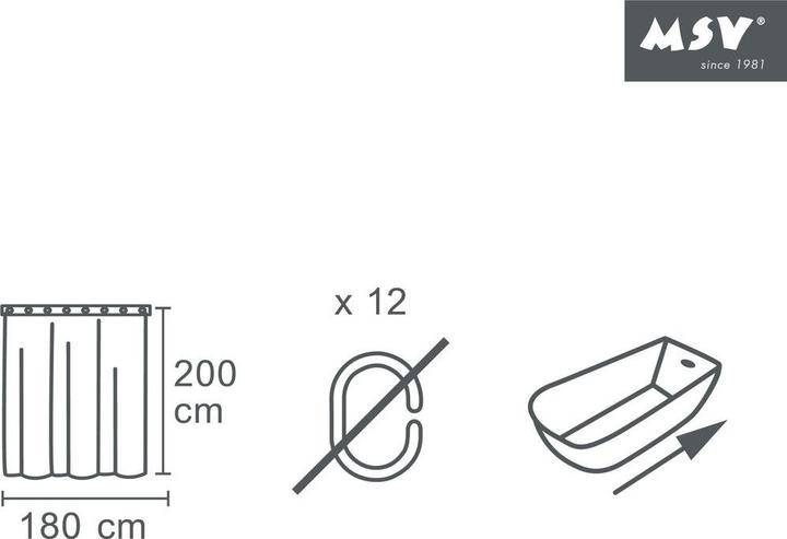 Produktbild MSV Bailey (180 x 200 cm)