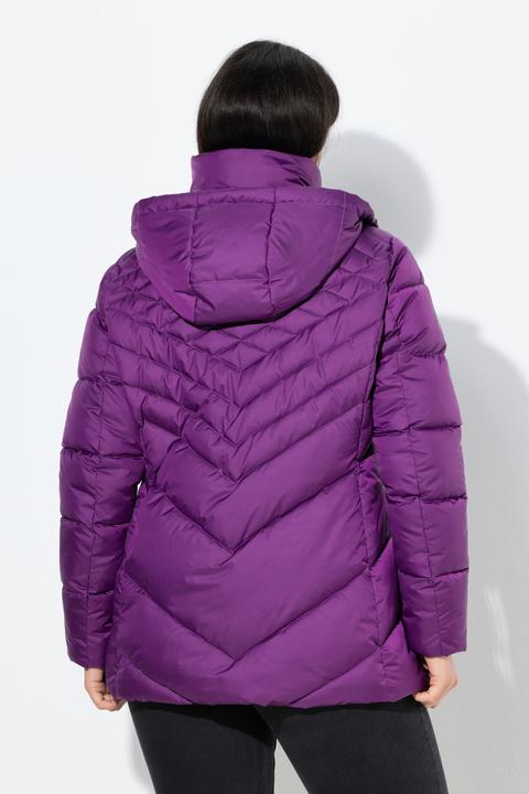 Produktbild Ulla Popken HYPRAR Steppjacke, wasserabweisend, Kapuze (46, 48)