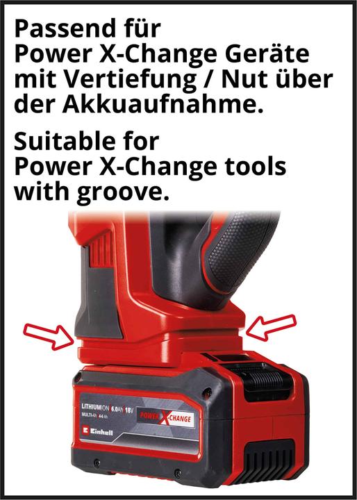 Actual product image Einhell PXC Battery Protector 4140151 Tool battery (18 V)