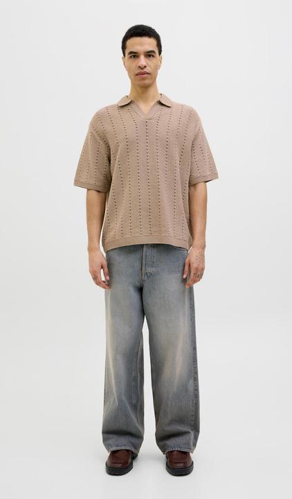 Produktbild Jack & Jones Jorparos Knit Easter Ss Crochet Polo (XXL)