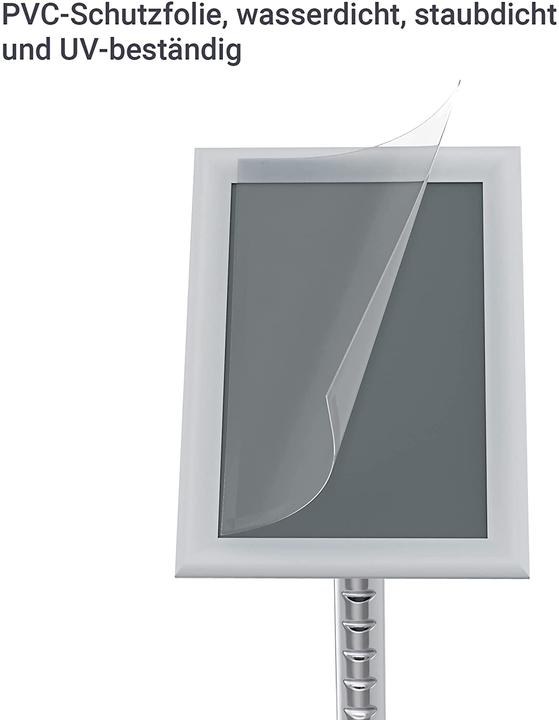 Produktbild FoxRose Infoständer DIN A4, Silber (A4)