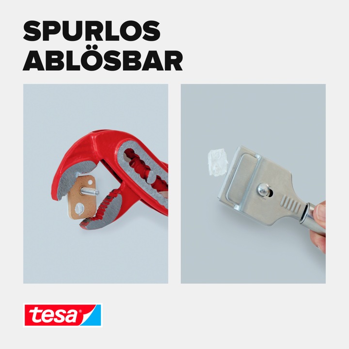 Produktbild tesa Klebeschraube für Mauerwerk & Stein, viereckig
