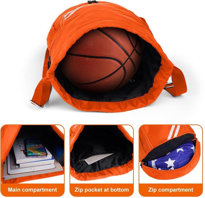 Produktbild Only-Bags.Store Mode Sport Rucksäcke, Turnbeutel, grosse Kapazität Kordelzug Sporttasche (20 l)