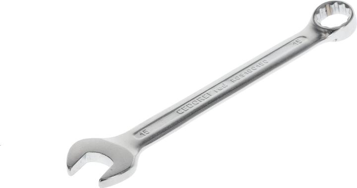 Actual product image Gedore Red red Combination spanner, SW 15 mm, matt satin finish, chrome vanadium steel, silver (15 mm)
