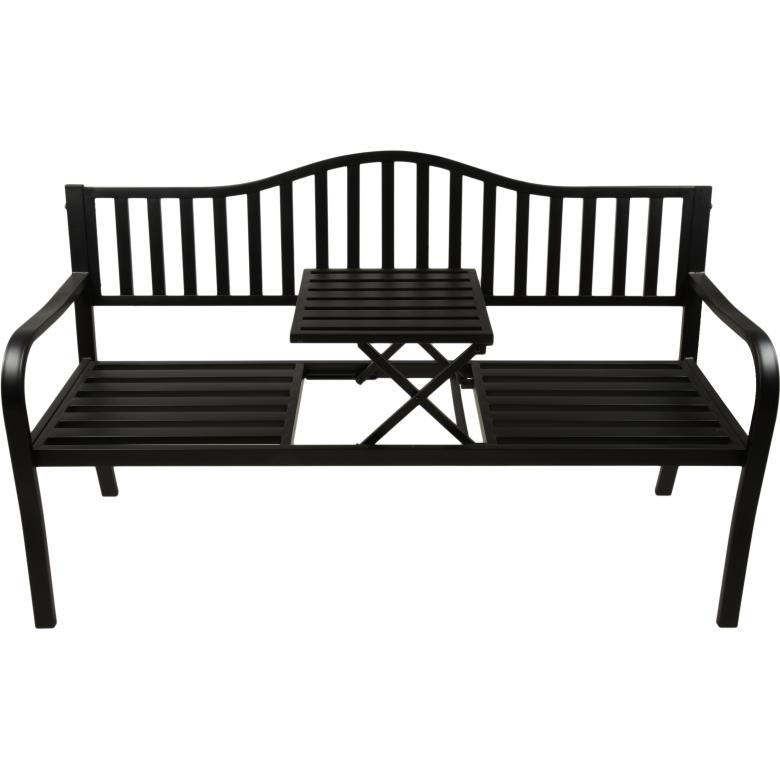 Thumbnail - Garden Pleasure, Gartenbank, Gartenbank Segula 950505 schwarz Metall 150,0 cm