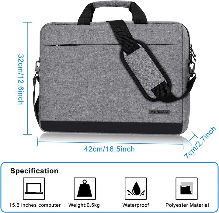 Immagine prodotto Alfheim Laptoptasche mit Schultergurt (16", ASUS, CV, Dell, Lenovo, Toshiba)