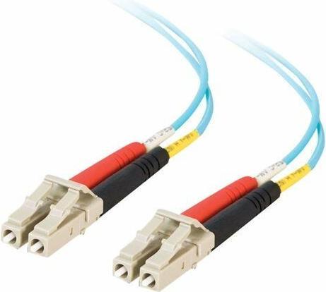 Actual product image C2G LC-LC 10Gb 50/125 OM3 Duplex Multimode PVC Fiber Optic Cable (LSZH) (15 m)