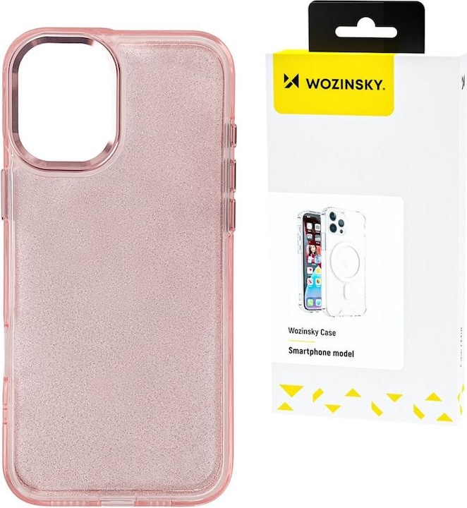 Produktbild Wozinsky Glitter Case for Samsung Galaxy S24 FE - Pink with Glitter (Samsung Galaxy S24 FE)