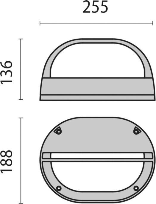 Produktbild PiL Spittler LED-Wand-u.Deckenleuchte 301650 (248 lm)