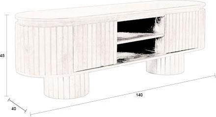 Image du produit Dutchbone Kenji Buffet (140 x 40 x 45 cm)