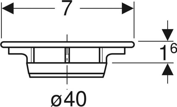 Actual product image Geberit Uniflex D52