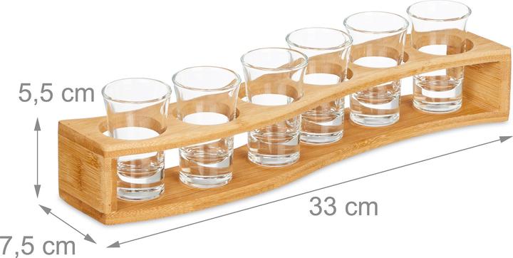 Productafbeelding Relaxdays Schnapps bord (0.40 dl, 1 x, Borrelglas)