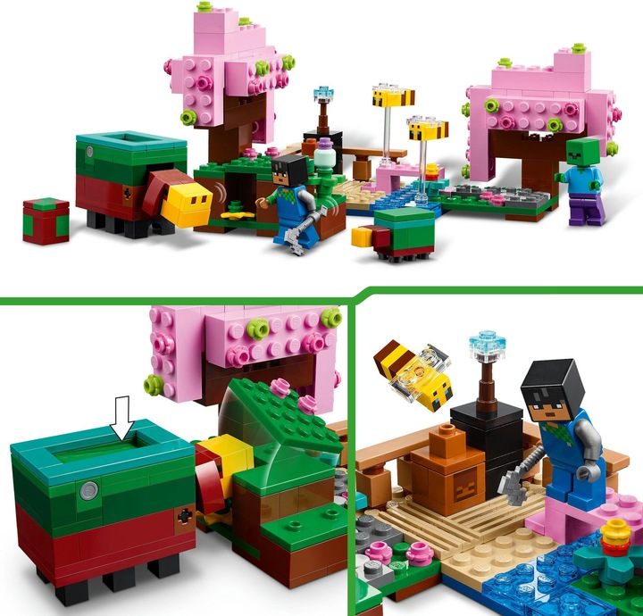 Image du produit LEGO Le jardin des cerisiers en fleurs (21260, LEGO Minecraft)