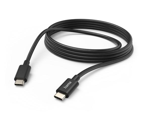 Produktbild Hama USB-Kabel,USB-C-USB-C, 3 m, sw (3 m, USB 2.0, 60 W)