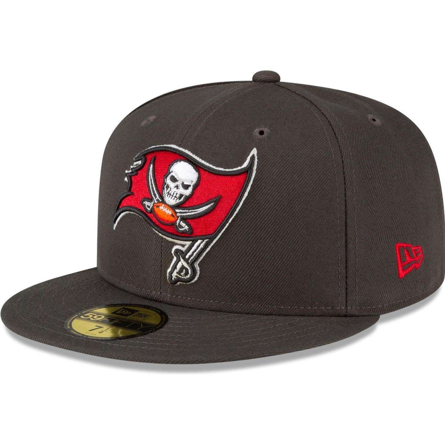 New Era, Herren, Cap, 59Fifty Fitted Cap - Tampa Bay Buccaneers - 8, Grau, (8)