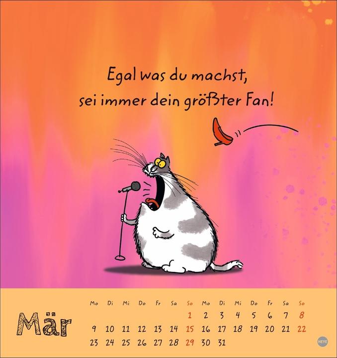 Produktbild Catzz Postkartenkalender 2026 (Postkartenformat)