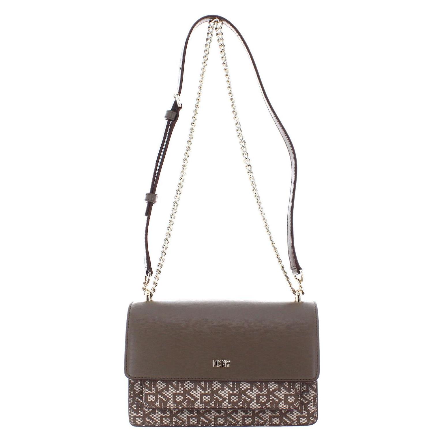Dkny, Damen, Handtasche, Bryant Shoulder Bag, Beige, Braun