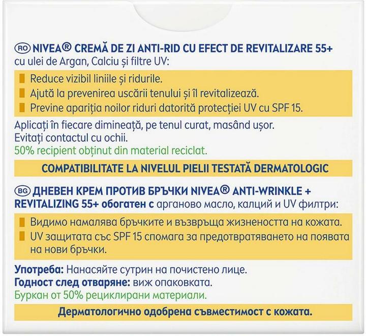 Actual product image NIVEA Anti-Falten Tag 55+ (50 ml, Day cream, SPF 15)