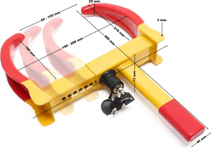 Immagine prodotto Wiltec Artiglio della ruota