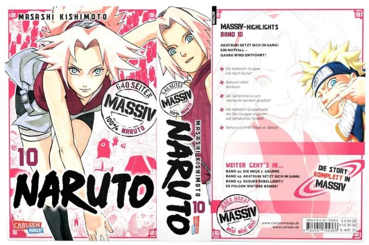 Produktbild NARUTO Massiv 10 (Deutsch, Masashi Kishimoto, 2018)